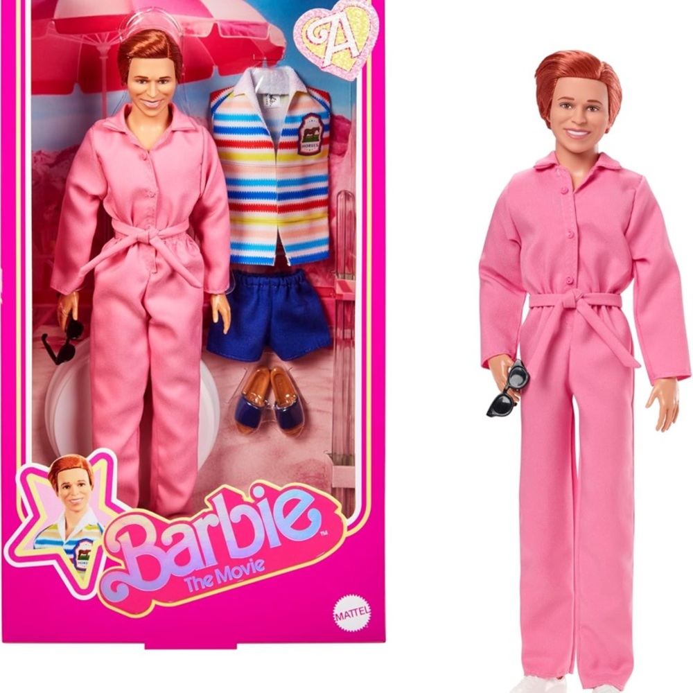 Barbie Ken Doll in Pink Jumpsuit